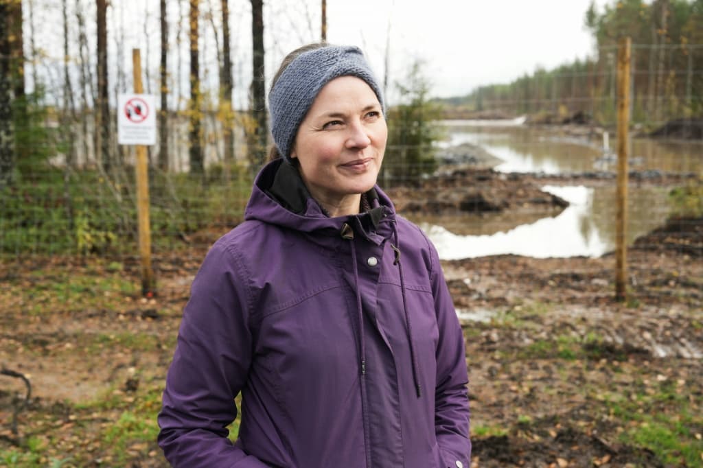Hanna Halmeenpaa of the Finnish Association for Nature Conservation wants work on the site suspended
