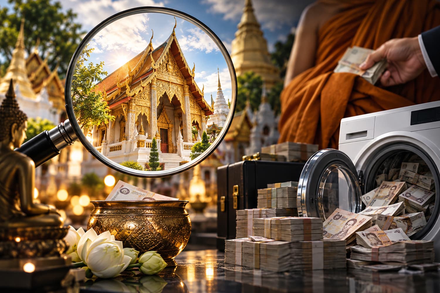 ส่องวัดไทย เมื่อวัดถูกใช้เป็นที่ฟอกเงิน