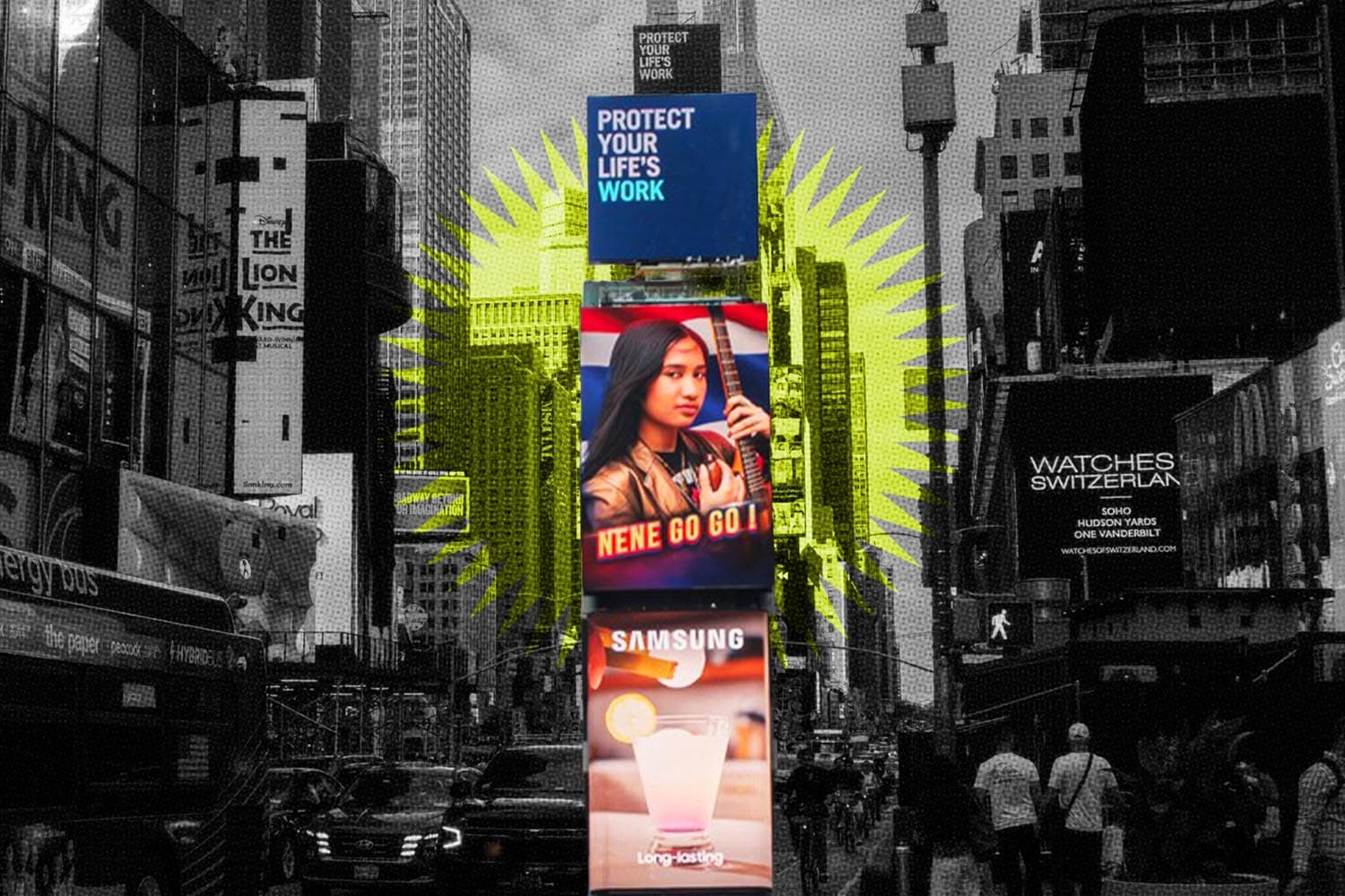 CP พาคนไทยขึ้นจอยักษ์กลาง TIMES SQUARE เชียร์ NENE ROYAL