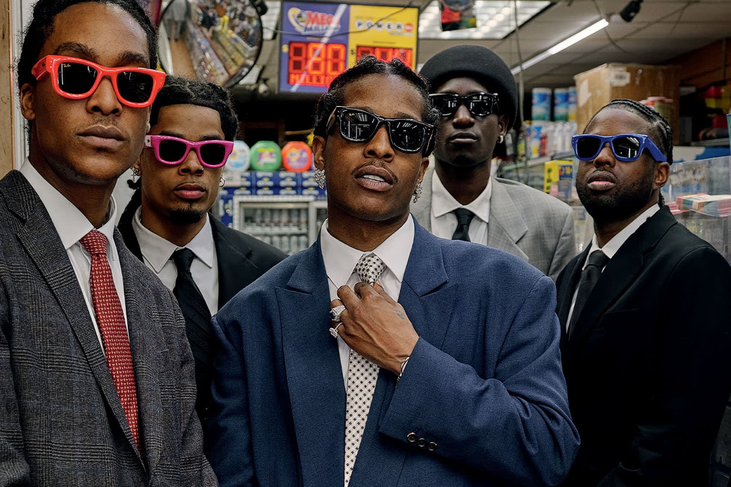 A$AP Rocky x Ray-Ban เปิดตัว Wayfarer Puffer แว่นกันแดดสีสันสุดจี๊ด
