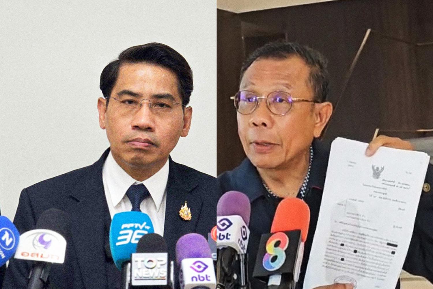 มวยถูกคู่ ศึกแดง-น้ำเงิน เกมถอดถอน ‘อนุทิน-ณัฐพงษ์’ พ่วง 212 สส. พ้นตำแหน่ง