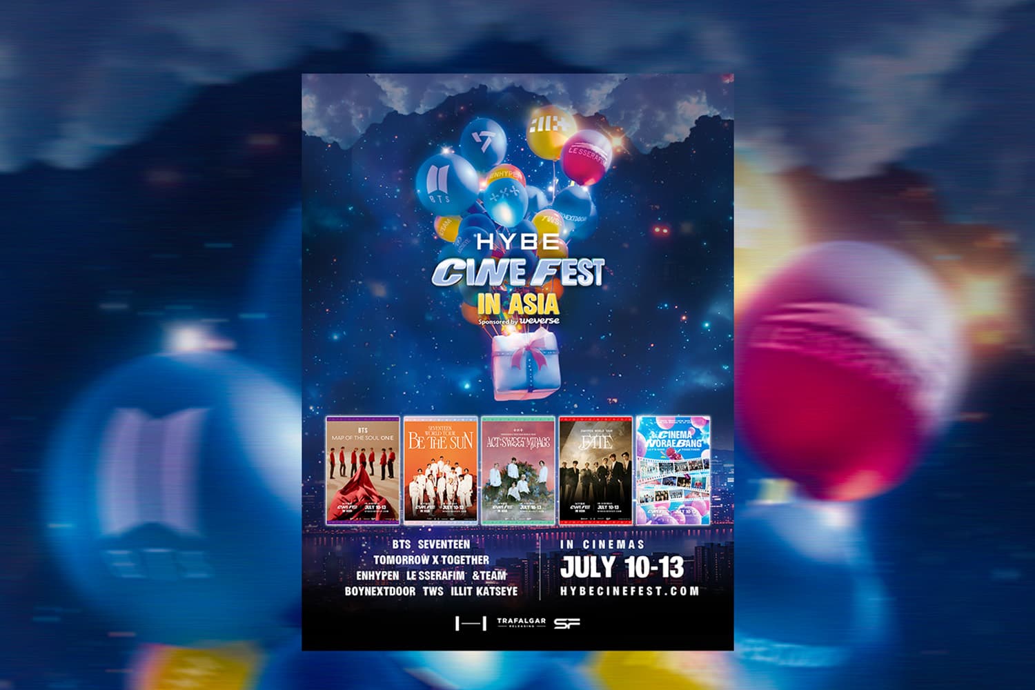 SF CINEMA เสิร์ฟความฟินด้วย HYBE CINE FEST IN ASIA กับ 5 ภาพยนตร์คอนเสิร์ตจากศิลปิน K-POP ระดับโลก
