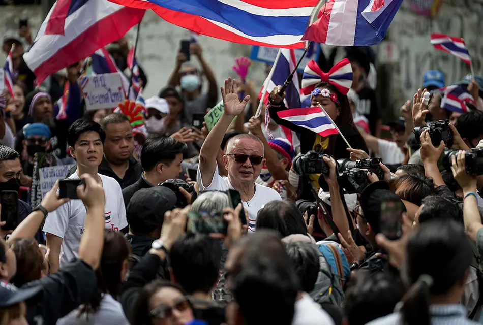 ‘สนธิ’ นำชุมนุมหน้าสถานทูตอิสราเอล จี้หยุดล้ำเส้นไทย