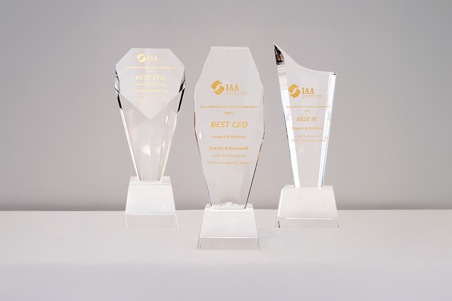 GULF กวาด 3 รางวัลใหญ่ งาน IAA Awards for Listed Companies 2025