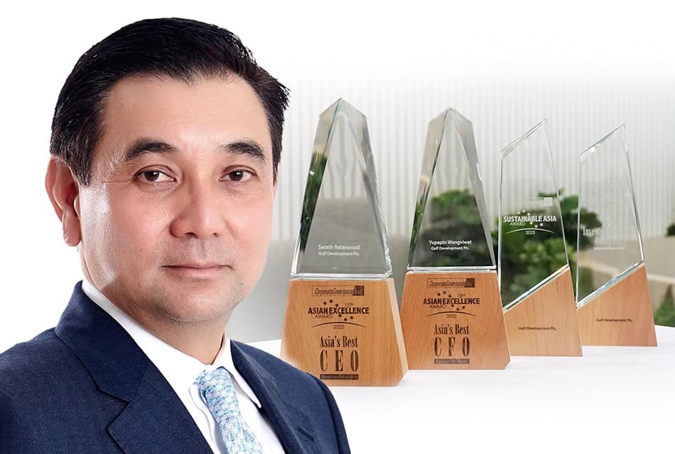 ‘สารัชถ์’ นำ GULF ผงาดเวทีเอเชีย คว้า CEO แห่งปี