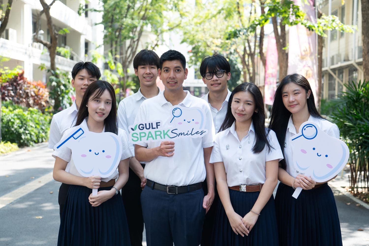 GULF จับมือทันตฯจุฬาฯ จัดหน่วยทันตกรรมฟรี กบินทร์บุรี 6-7 พ.ค.