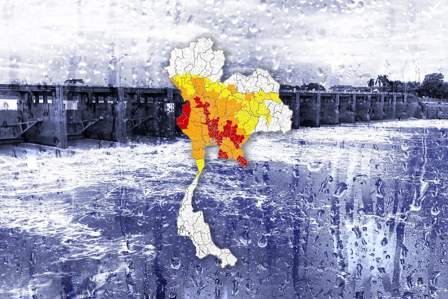 เตือนฝนหนักระลอกใหม่ 23–27 ก.ย.69 สทนช.สั่งเฝ้าระวังน้ำท้ายเขื่อนสูงขึ้น 1.25 เมตร