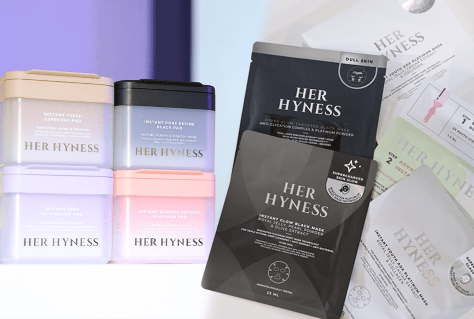 HER HYNESS ขยายจักรวาลมาส์กและโทนเนอร์แพด ดันสกินแคร์ Unisex ด้วย ปอนด์ ณราวิชญ์