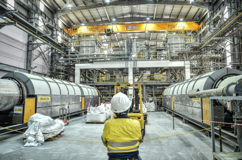 The Lynas facility in Gebeng is now the world's largest single rare earths processing plant