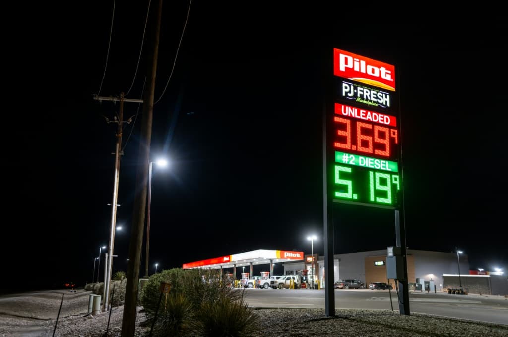 The standoff has sent crude oil prices soaring, with North Sea Brent crude now trading above $110 a barrel