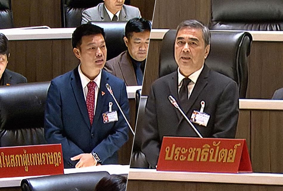 สภาฯ ถกญัตติด่วนน้ำท่วม ‘เท้ง’ แซะ ‘อนุทิน’ หยุดถอดบทเรียน
