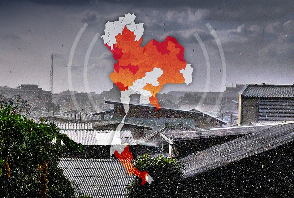 เตือน ‘พายุฤดูร้อนระลอกใหม่’ 7–10 พ.ค.ฝนถล่มทั่วไทย ลมแรง-เสี่ยงน้ำท่วมฉับพลัน