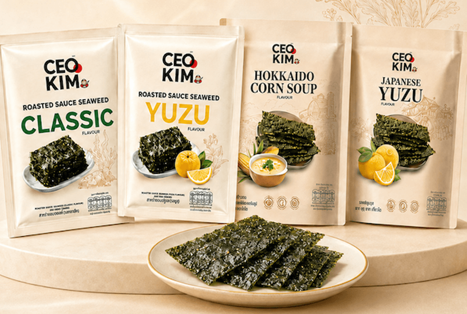 “เถ้าแก่น้อย" ปั้น “CEO KIM” รุกตลาดสาหร่ายพรีเมียม ยกระดับประสบการณ์ใหม่ที่เหนือกว่า