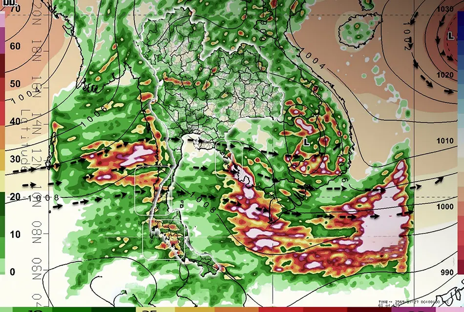 จับตาฝนสวิงปลาย ก.ค.ร่องมรสุมหนุนฝนเพิ่มทั่วไทย โอกาสทองเติมน้ำต้นทุนเข้าเขื่อน
