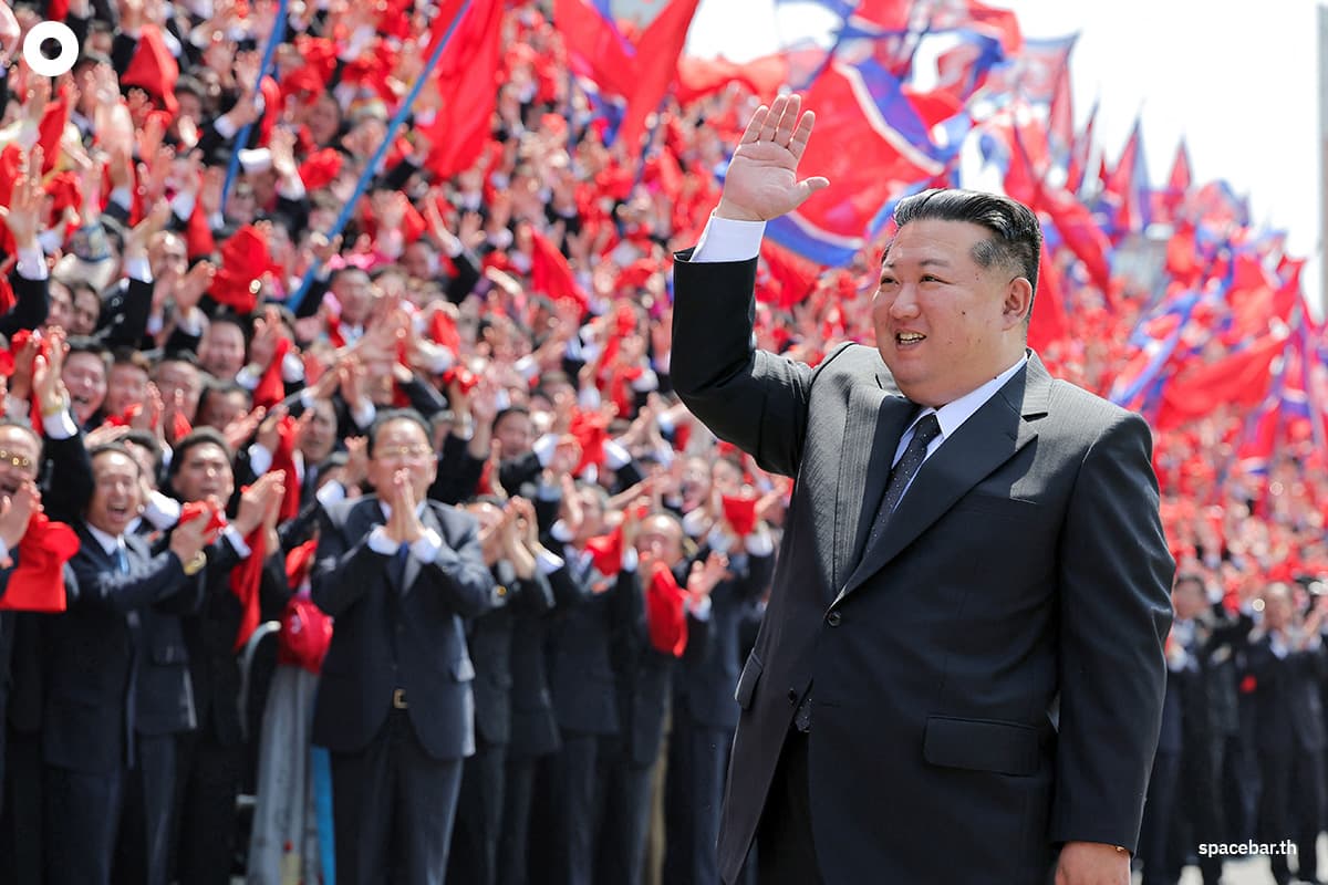 (Photo by STR / KCNA VIA KNS / AFP) 