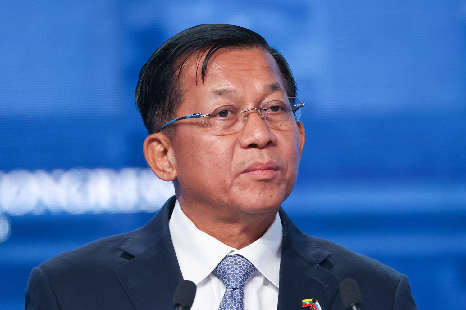 Myanmar-junta-chief-vows-continued-crackdown-then-elections-SPACEBAR-Hero