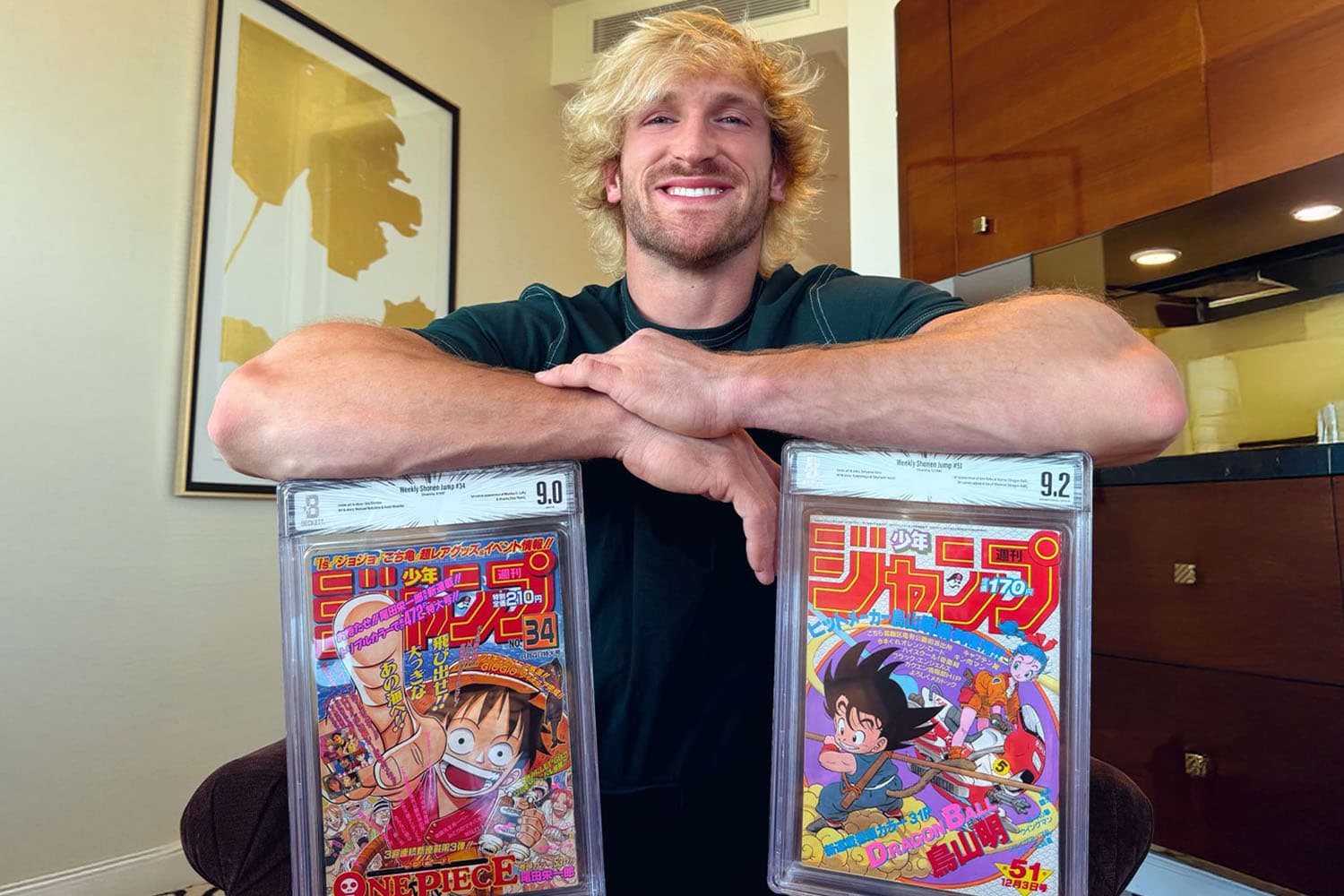 สุดจัดเลยลูกพี่เอ๊ย! Logan Paul ทุ่มเงินเกือบ 18 ล้านบาทซื้อมังงะ Dragon Ball กับ One Piece