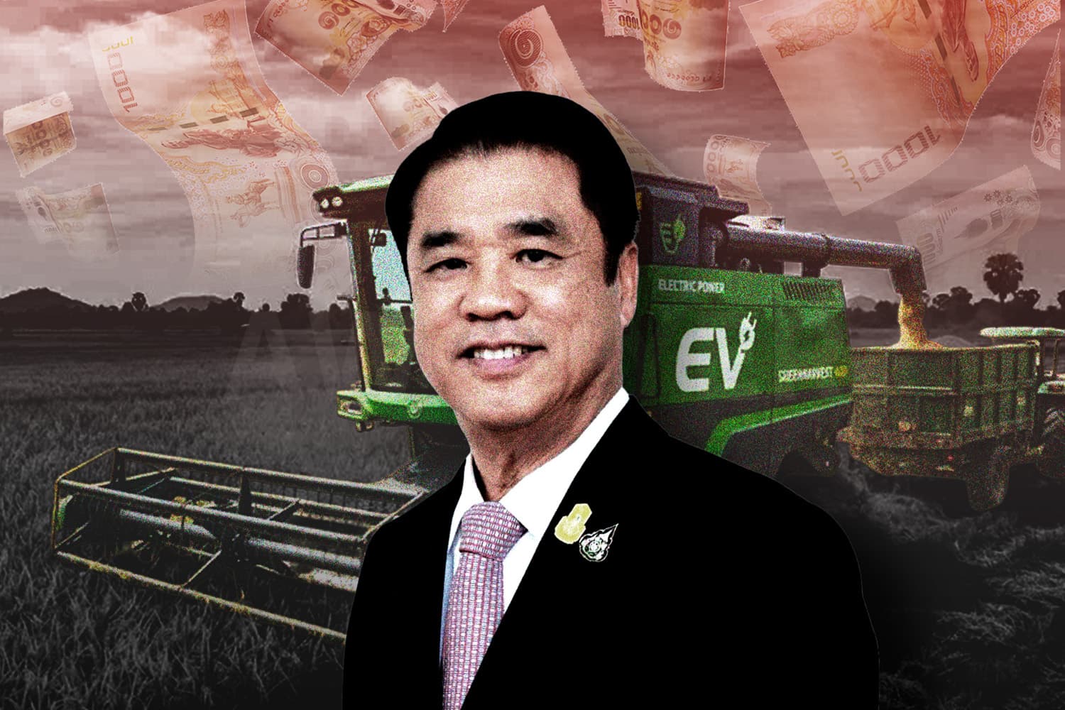 กังขา? ซื้อรถไถ-รถเกี่ยวข้าว EV งบ 8,000 ล้าน เป้าหมายแท้จริงเพื่อชาวนา หรือเงินทอน?!