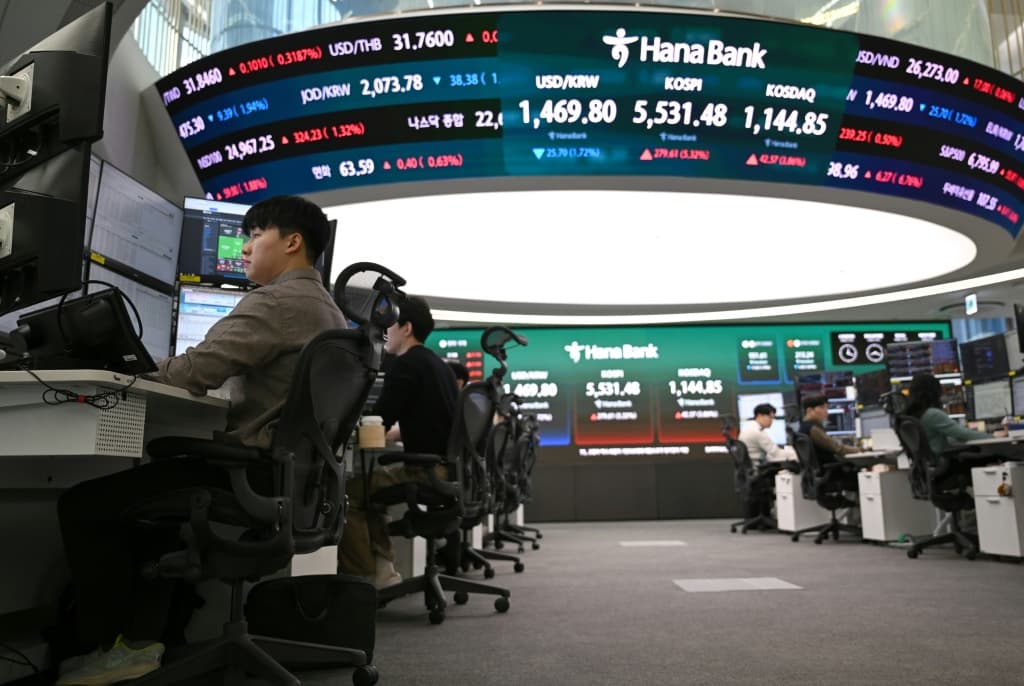 ตลาดหุ้นเอเชียร่วงหนัก นำโดยเกาหลีใต้ดิ่ง 8.3% หลังหุ้นเทคร่วง