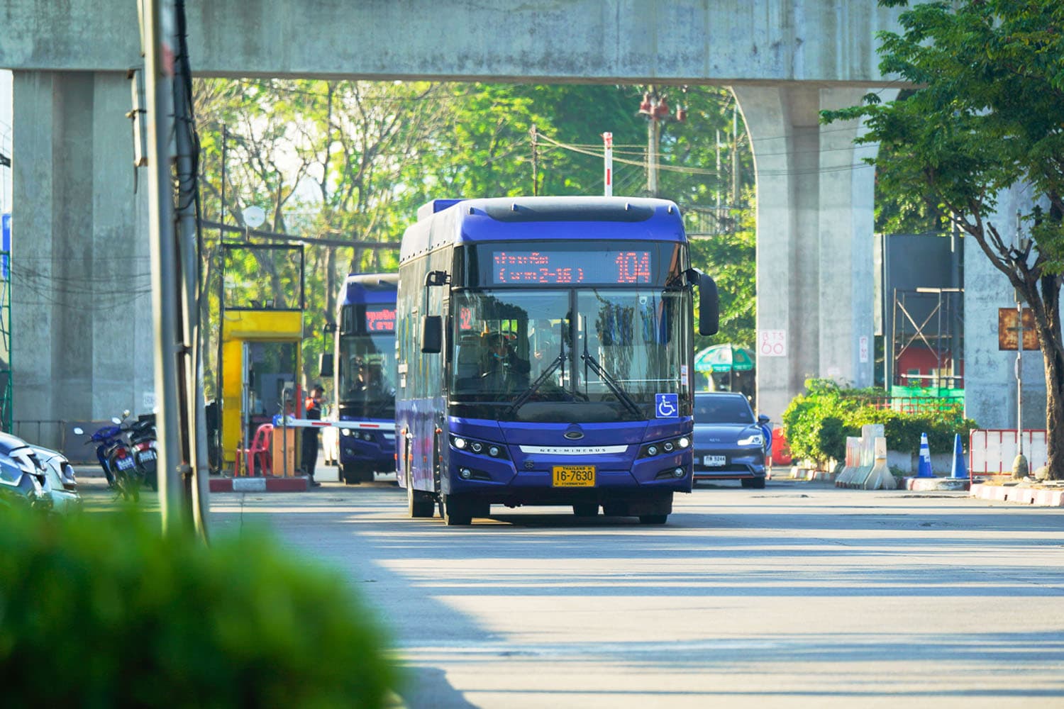 หมอชิต 2 เปิดจุดจอดรถเมล์ไฟฟ้า เชื่อมต่อเดินทางไร้รอยต่อ