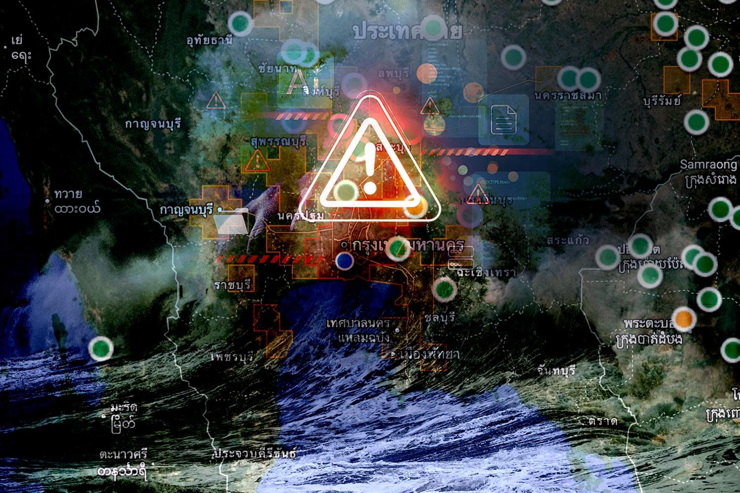 แกะรอยไวรัลเตือนภัย กทม.น้ำท่วมใน 24 ชั่วโมง เมื่อ AI Google Flood Hub ขึ้น ‘หมุดสีแดง’