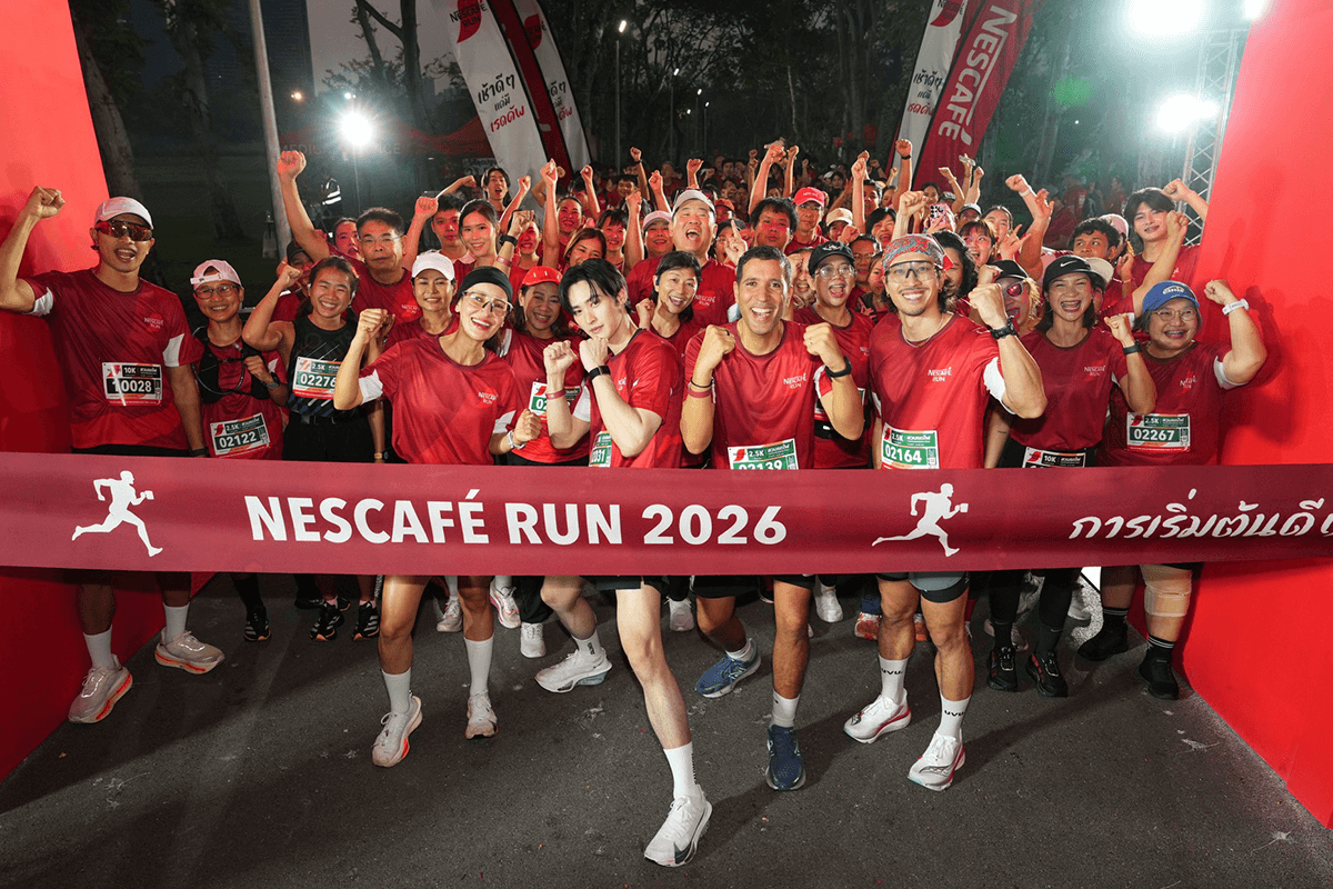 PhotoStory-เก้า นพเก้า นำทีมวิ่งเริ่มต้นวันดีๆ ในงาน “เนสกาแฟ รัน 2026”
