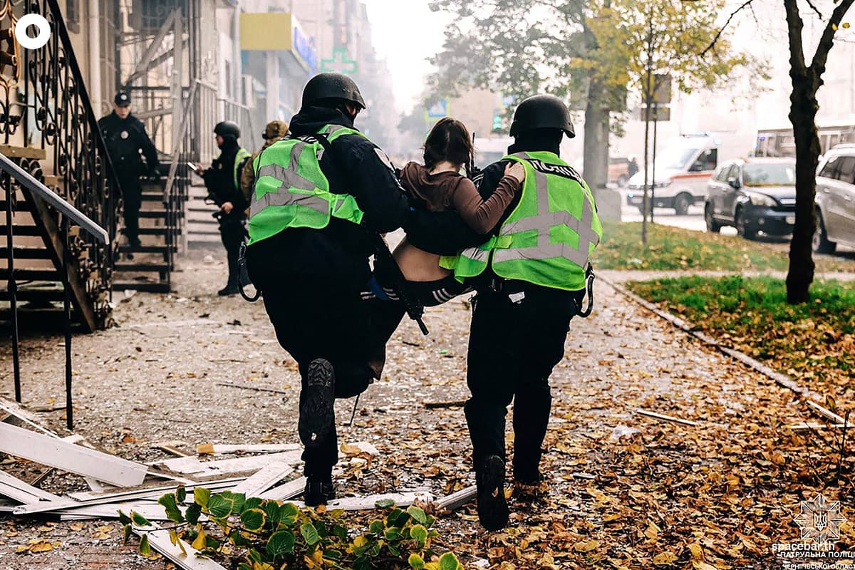 (Photo by Handout / National Police of Ukraine / AFP)