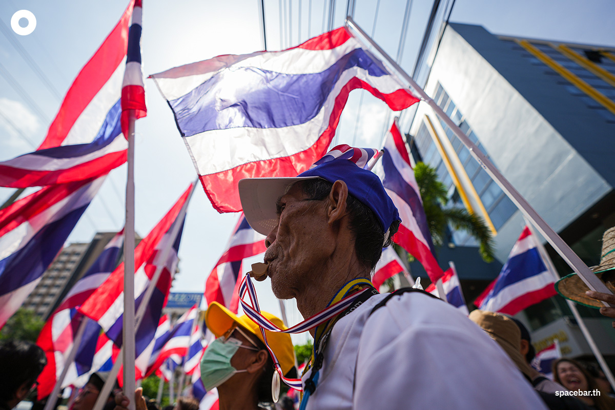 PhotoStory-บรรยากาศการชุมนุมหน้าสถานทูตราชอาณาจักรกัมพูชาประจำประเทศไทย