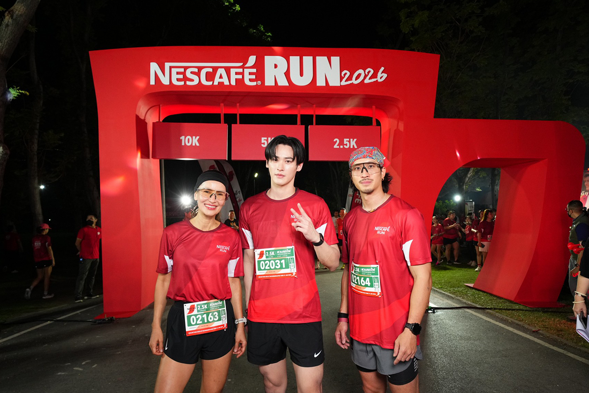 PhotoStory-เก้า นพเก้า นำทีมวิ่งเริ่มต้นวันดีๆ ในงาน “เนสกาแฟ รัน 2026”