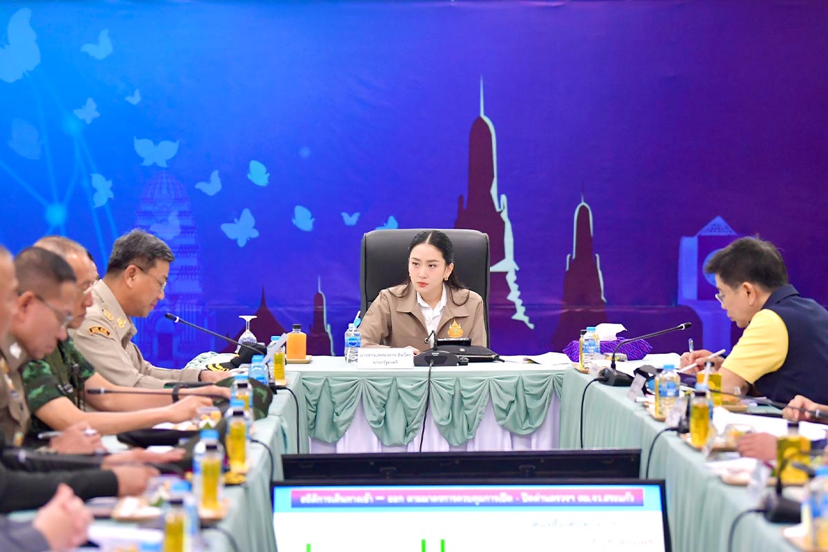 PhotoStory-‘แพทองธาร’ นำประชุมหารือผลกระทบจากมาตรการจำกัดการเข้า-ออก จุดผ่านแดนไทย-กัมพูชา