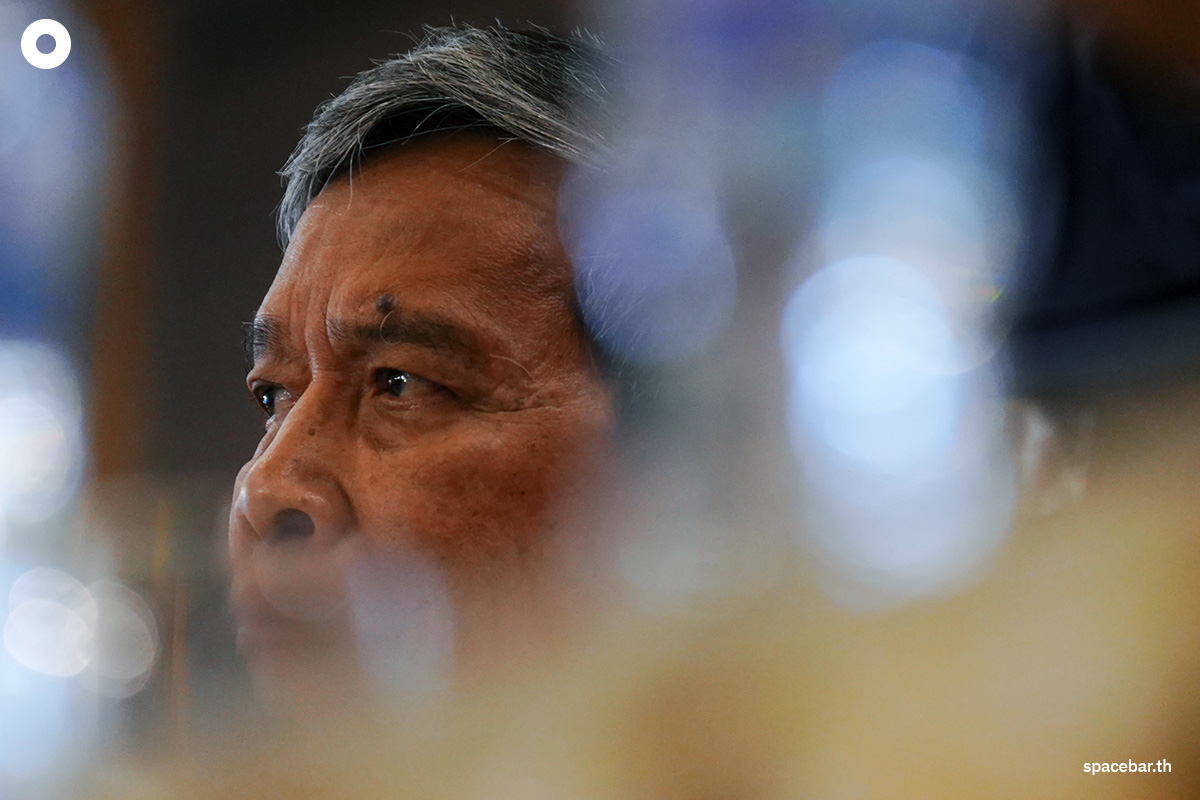 PhotoStory-บรรยากาศการแถลงข่าวของกลุ่ม ‘รวมพลังแผ่นดินปกป้องอธิปไตย’