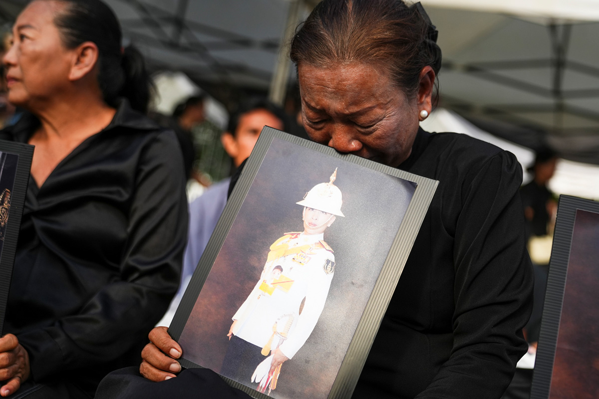 PhotoStory-บรรยากาศพิธีเคลื่อนพระศพ ‘เจ้าฟ้าพัชรกิติยาภาฯ’ สู่พระที่นั่งพิมานรัตยา ในพระบรมมหาราชวัง