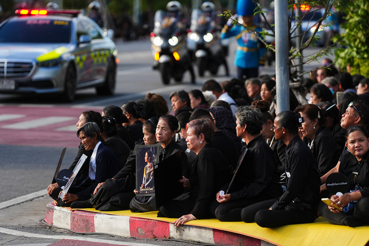 PhotoStory-บรรยากาศพิธีเคลื่อนพระศพ ‘เจ้าฟ้าพัชรกิติยาภาฯ’ สู่พระที่นั่งพิมานรัตยา ในพระบรมมหาราชวัง